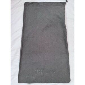 Alexander McQueen Dust Bag Storage Drawstring Gray 25" X 14"